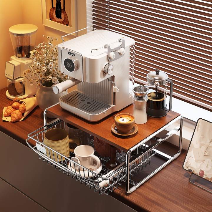 Ciò che rende il portabicchieri da banco per macchinetta del caffè con cestello estraibile un must per la postazione del caffè